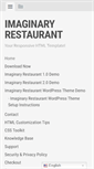 Mobile Screenshot of imaginaryrestaurant.com
